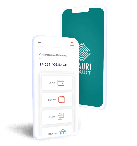 Cauri Wallet app features screen